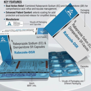 Rabeprazole Sodium (EC) & Domperidone SR Capsules