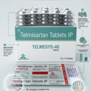 Telmesys-40 Tablets IP